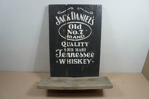 Jack Daniels Whiskey Wooden Shelf