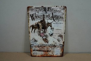 Vintage Style Metal Sign - Wickenburg, Arizona