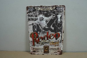 Vintage Style Metal Sign - Rodeo