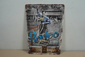 Vintage Style Metal Sign - Rodeo