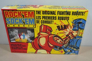 Vintage Style Rock Em Sock Em Robots Game