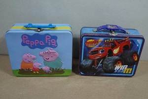 Peppa Pig & Blaze and the Monster Machines Metal Lunch Boxes