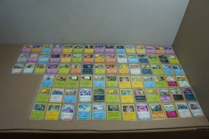 9 Pages of Pokemon Trading Cards