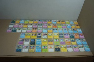 9 Pages of Pokemon Trading Cards
