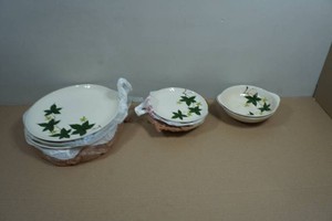 Vintage Hand Painted Ivy China Set