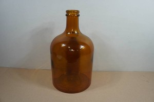 Vintage Brown Glass Bottle