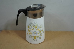 Vintage Corning Ware Floral Bouquet Percolator