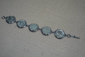 Vintage Buffalo Nickel Bracelet