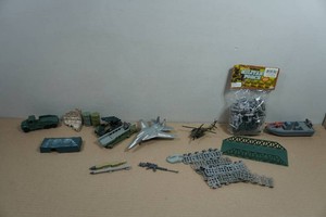 Vintage Plastic Military Toys