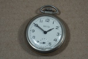 Vintage Westclox Bulls Eye Pocket Watch
