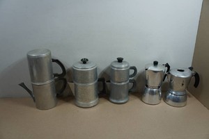 Vintage Aluminum Stovetop & Drip Coffee Pots