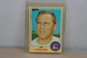 1969 Topps Jim Catfish Hunter Baseball Card