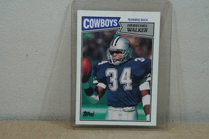 1987 Topps Herschel Walker Rookie Football Card