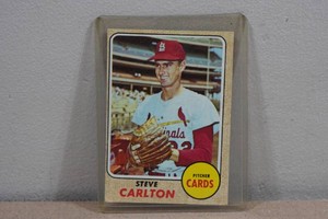 1968 Topps Steve Carlton Baseball Card