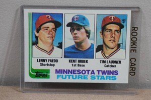 1982 Topps Twins Future Stars Kent Hrbek Rookie Baseball Card