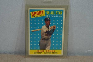 1959 Topps Ernie Banks All-Star Baseball Card