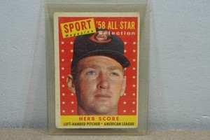 1959 Topps Herb Score All Star Baseball Card
