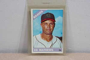 1966 Topps Ed Mathews Baseball Card