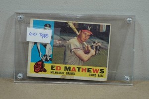 1960 Topps Ed Mathews Baseball Card