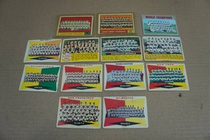 Baseball Team Photo Cards