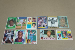 Baseball Cards - Frank Thomas Rookie, Bo Jackson, Felipe Alou