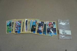 1987 Topps Twins Baseball Team Pack