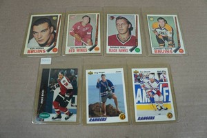 Hockey Cards - Hodge, Delvecchio, Bucyk, Amonte