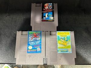 3 Original Nintendo Games - Super MarioDuck Hunt, Track Meet, Games