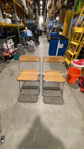 Lot of 2 Pila Folding Chairs *See Description