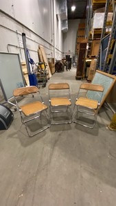 Lot of 3 Pila Folding Chairs * See Dscription