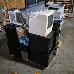 pallet of electronics