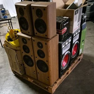 pallet of electronics