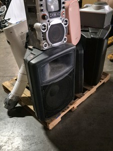 pallet of electronics