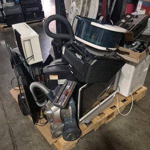pallet of electronics