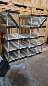 keter plastic storage shelves