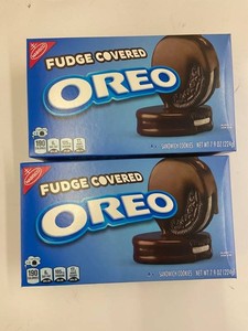 Nabisco Fudge Covered Oreo Cookies 7.9 Oz (Lot of 2)