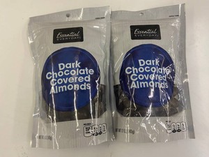 Essential Everyday Dark Chocolate Covered Almonds (Lot of 2)