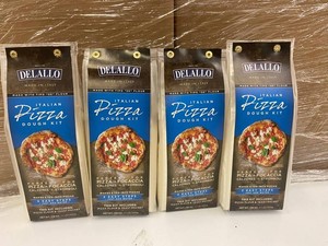 DeLallo Italian Pizza Dough Kits 17.6 Oz (Lot of 4)
