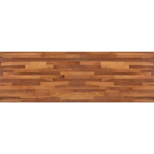 Hampton Bay 4 ft. L x 25 in. D Finished Engineered Walnut Butcher Block Countertop with Standard Edge