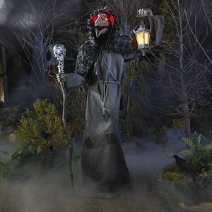 Home Accents Holiday 6.5 FT Grave & Bones Animated LED Raven