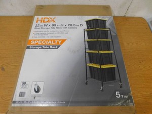 HDX Steel Wire Garage Storage Rack (22 in. x 69 in. x 28.5 in.)