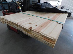 1 in. x 6 in. x 10 ft. Ponderosa Pine Tongue and Groove WP4116 Board - 480 Linear FeetEND MATCHED