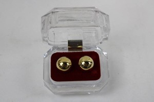 Gold-Tone Spheres, 12Pair
