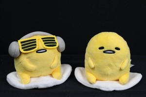 Sanrio Gudetama Plush Figures - Sunglasses & Classic 5.5H