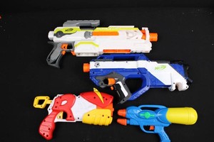 Nerf Modulus, Rival & Water Blaster Mixed Lot of 4