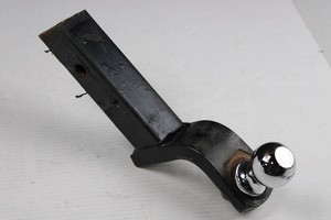 Steel Trailer Hitch Ball Mount With 3,500 Lb Chrome Ball