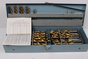 115pc Assorted Drill Bit Set in Metal Case