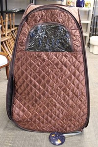 Personal Steam Sauna Tent With Generator & Folding Chair