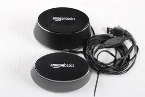 Amazon Basics USB Computer Speakers With 3.5mm Audio Cable