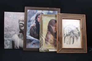 Mixed Decorative Artwork Group (Lot of 4)